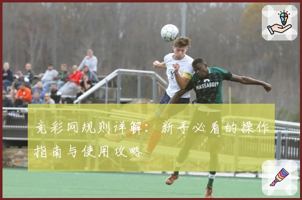 竞彩网规则详解：新手必看的操作指南与使用攻略